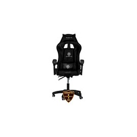 Silla Gamer Xmax Negra súper cómoda con Respaldo Ergonómico y reclinable, ideal para Jugadores Profesionales Marca Nian